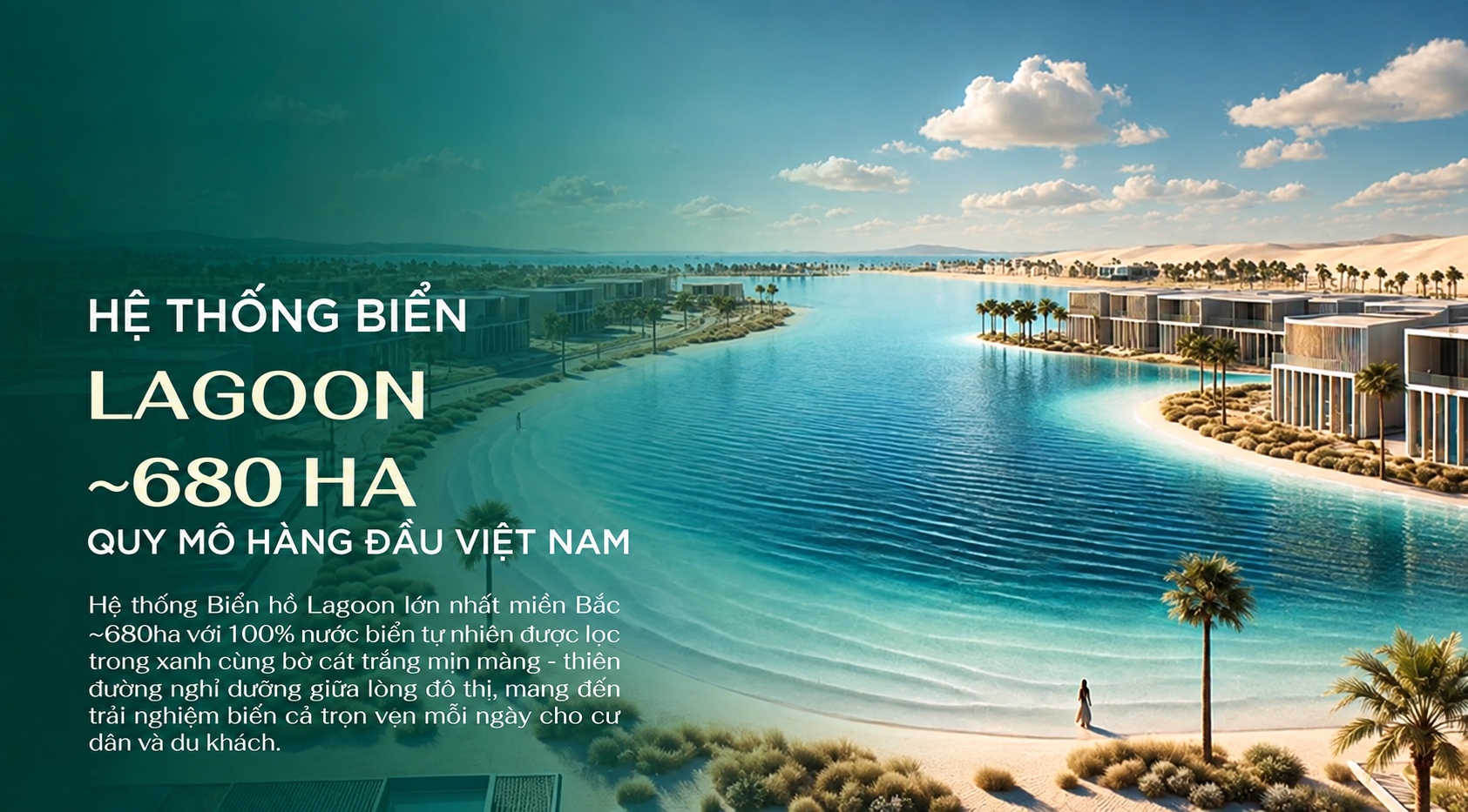 Phối cảnh biển hồ Lagoon